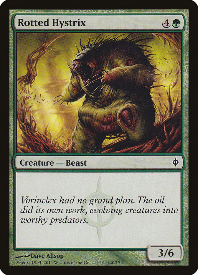 Rotted Hystrix - carta Magic The Gathering