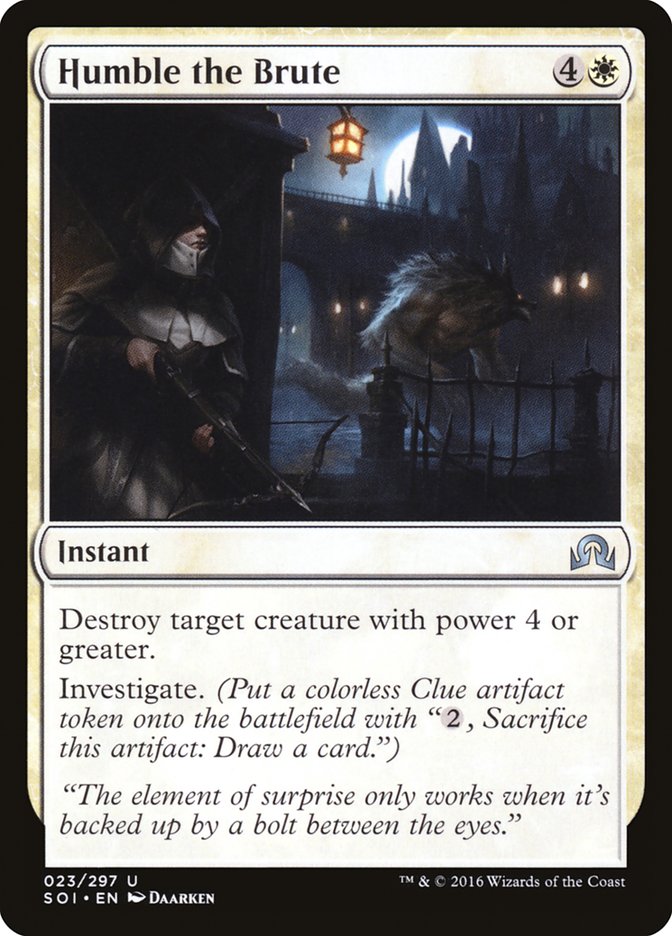 Humble the Brute - carta Magic The Gathering