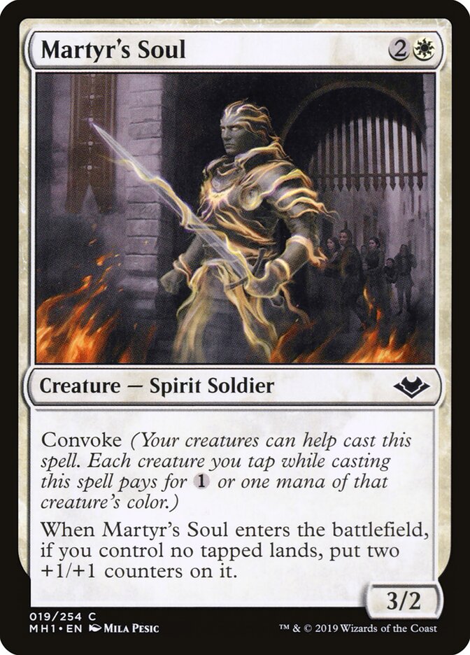 Martyr's Soul - carta Magic The Gathering