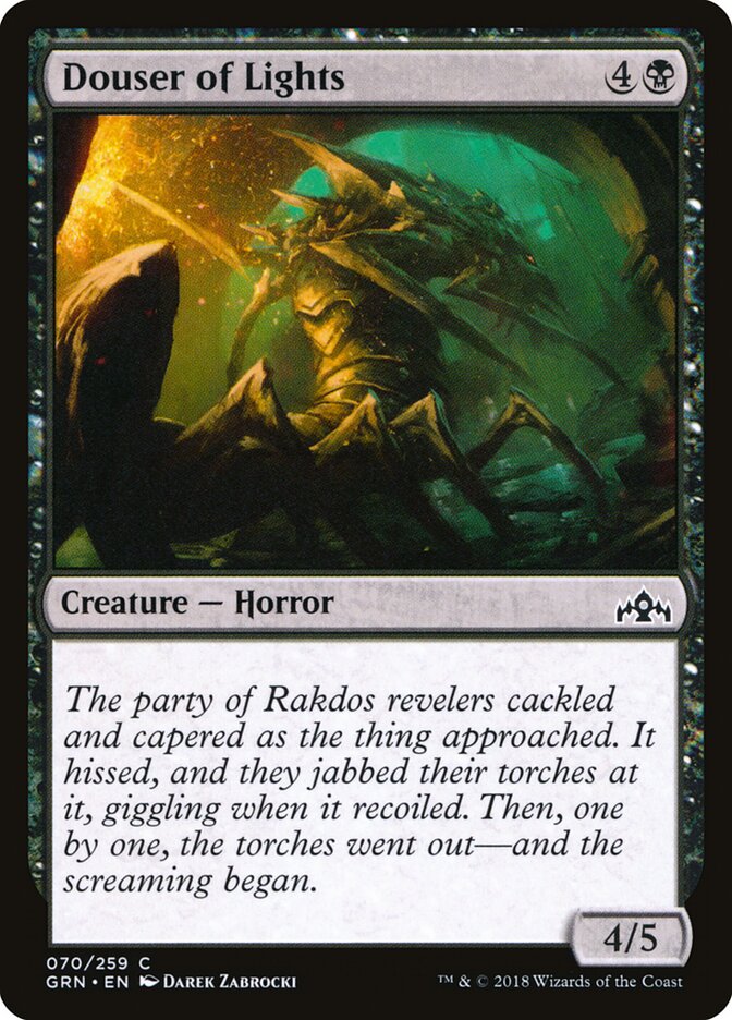 Douser of Lights - carta Magic The Gathering