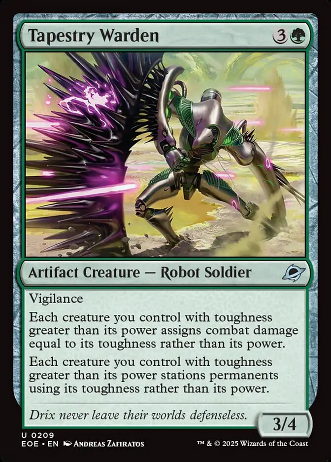 Tapestry Warden - carta Magic The Gathering