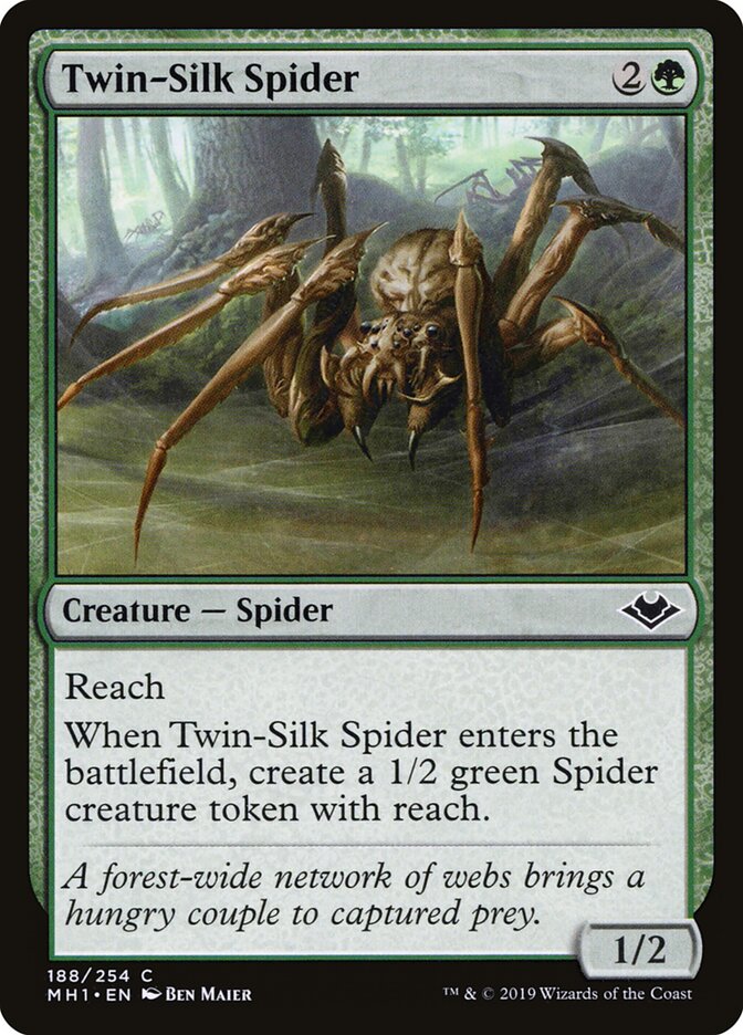 Twin-Silk Spider - carta Magic The Gathering
