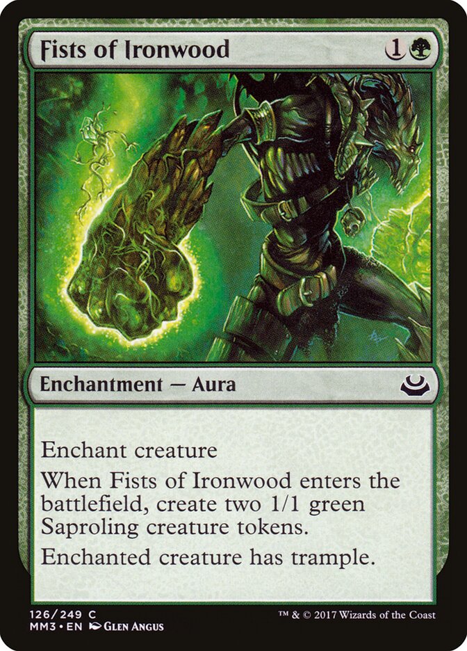 Fists of Ironwood - carta Magic The Gathering