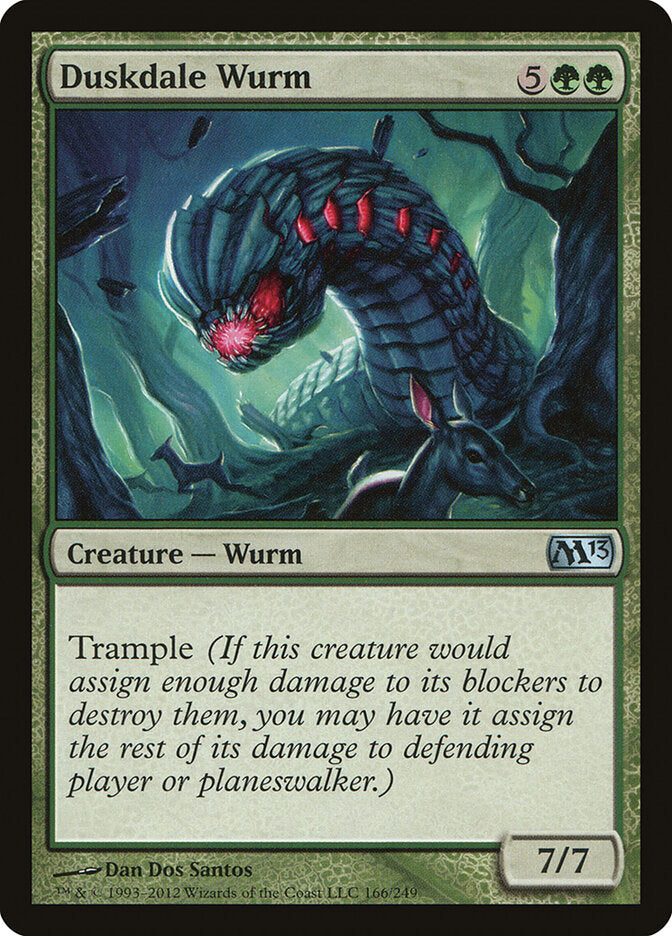 Duskdale Wurm - carta Magic The Gathering