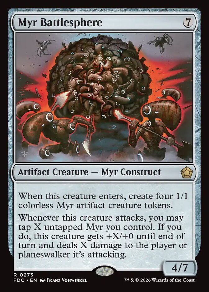 Myr Battlesphere - carta Magic The Gathering