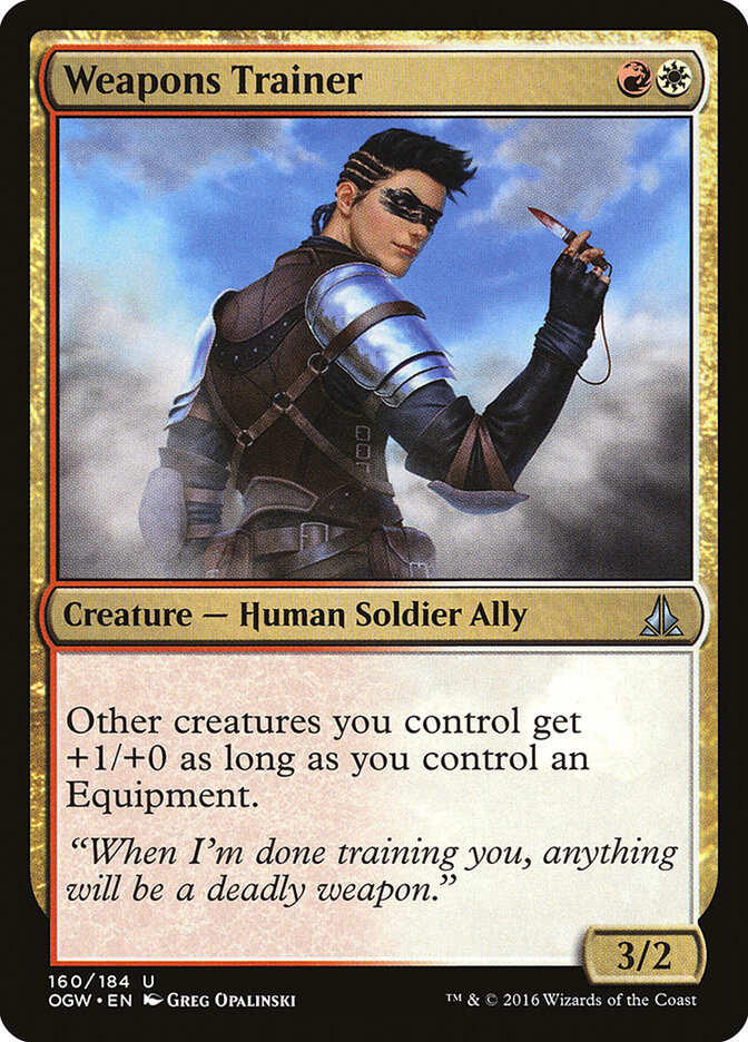 Weapons Trainer - carta Magic The Gathering