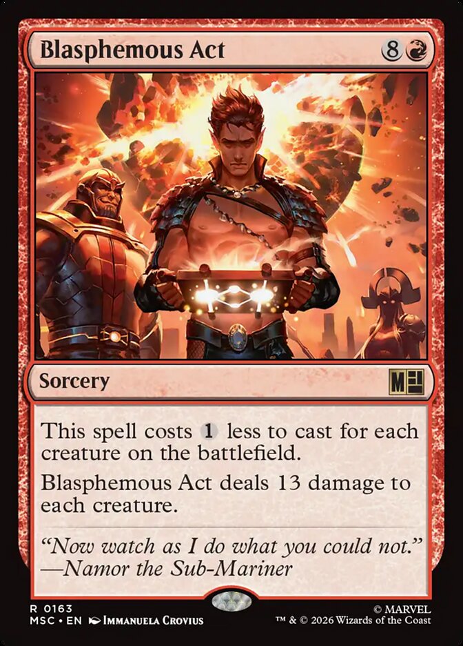 Blasphemous Act - carta Magic The Gathering