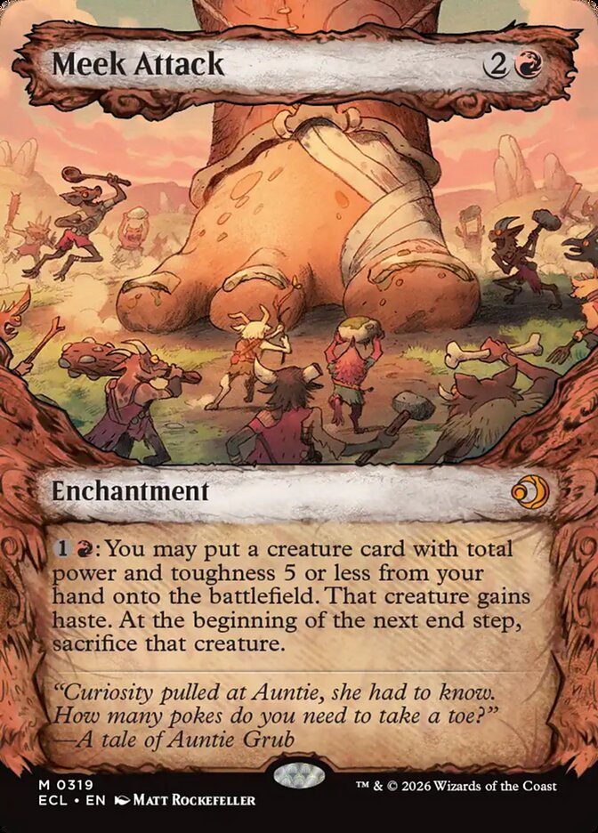 Meek Attack - carta Magic The Gathering