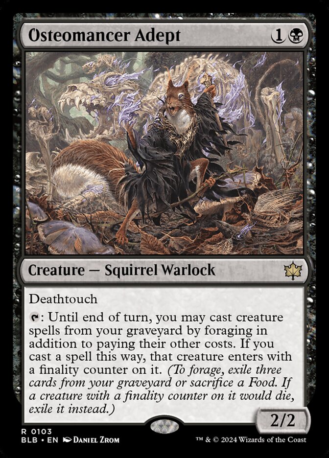 Osteomancer Adept - carta Magic The Gathering