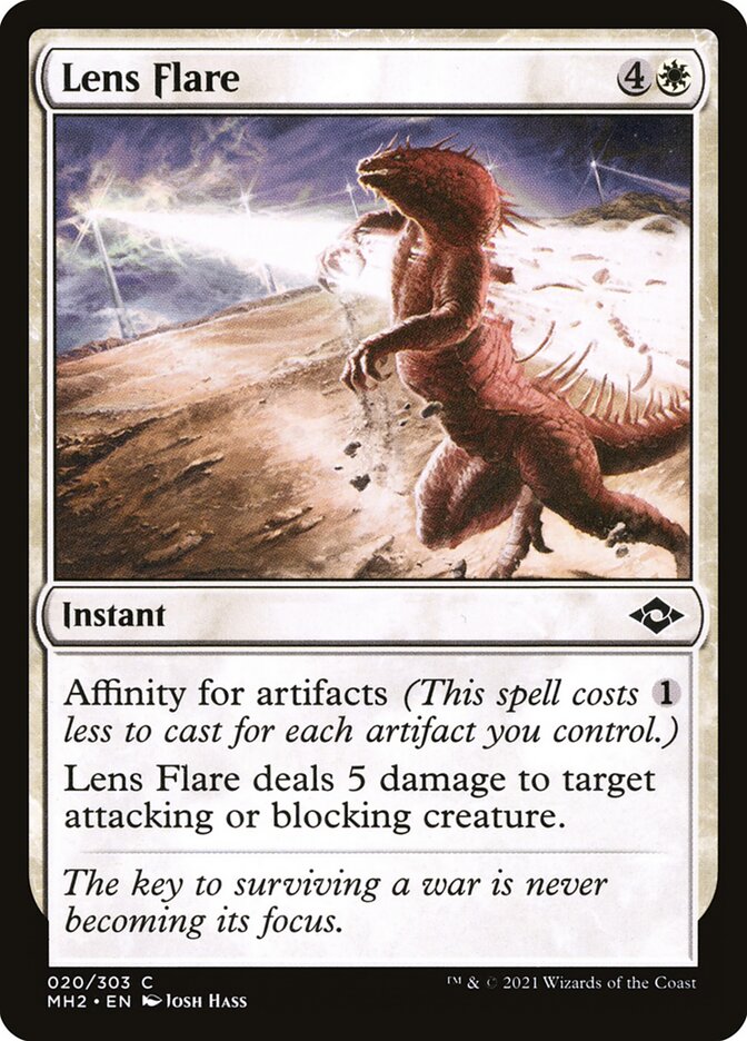 Lens Flare - carta Magic The Gathering
