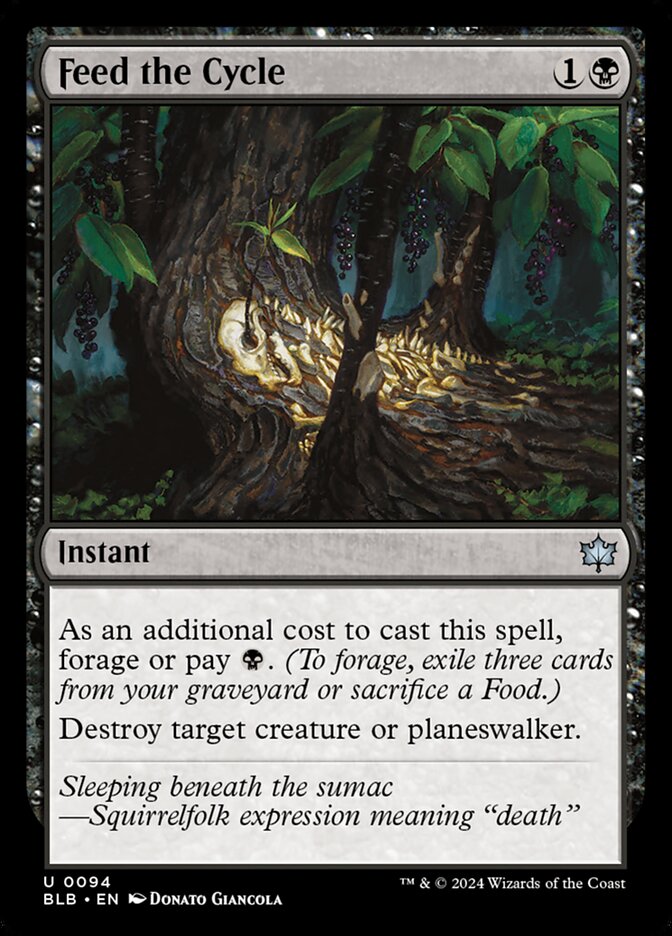 Feed the Cycle - carta Magic The Gathering