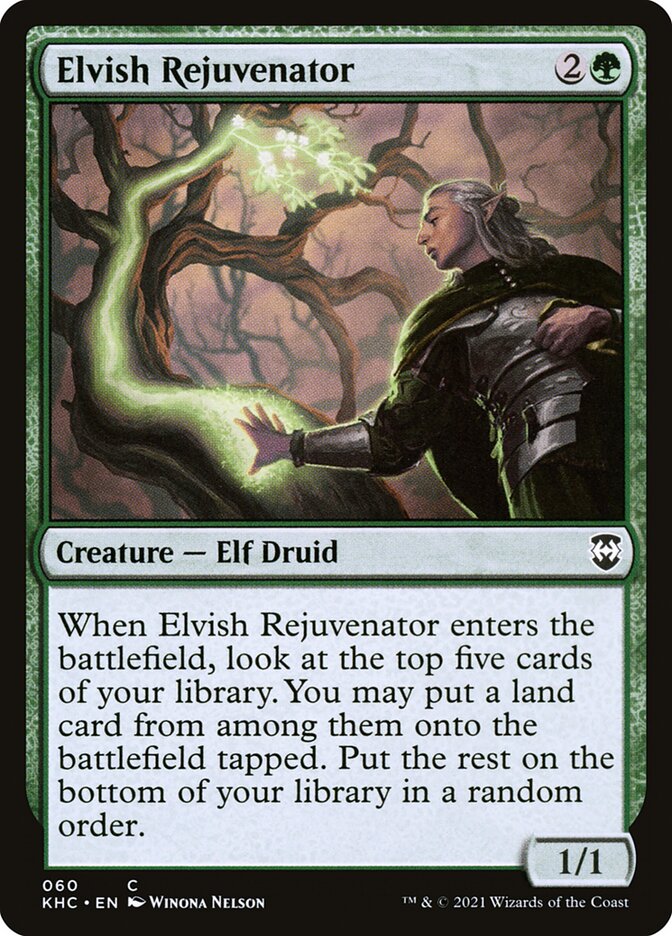 Elvish Rejuvenator - carta Magic The Gathering