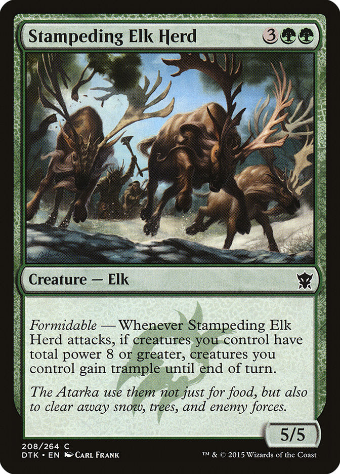Stampeding Elk Herd - carta Magic The Gathering