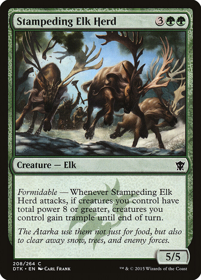 Stampeding Elk Herd - carta Magic The Gathering