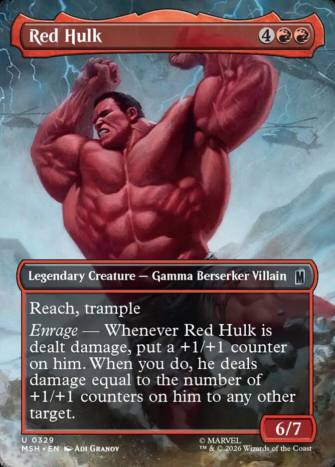 Red Hulk - carta Magic The Gathering