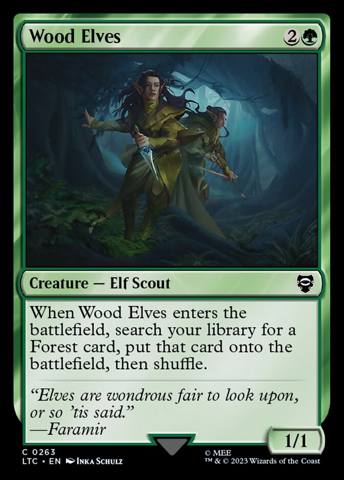 Wood Elves - carta Magic The Gathering