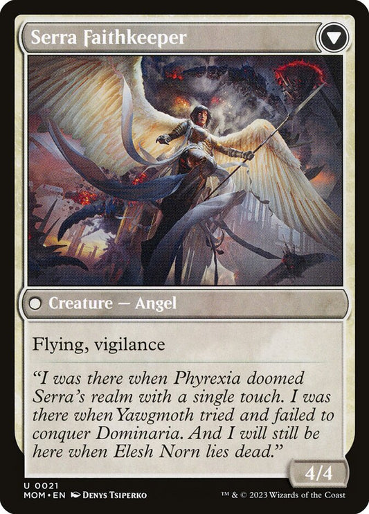 Serra Faithkeeper - carta Magic The Gathering