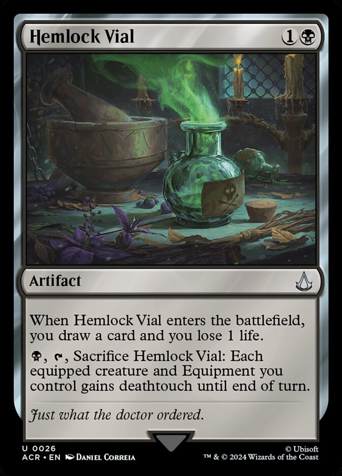 Hemlock Vial - carta Magic The Gathering