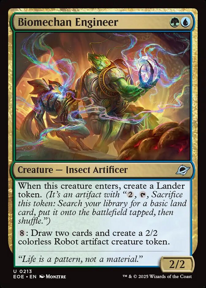 Biomechan Engineer - carta Magic The Gathering