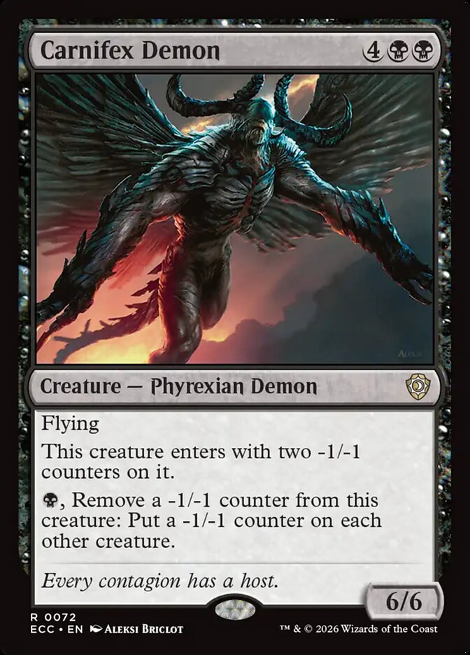 Carnifex Demon - carta Magic The Gathering