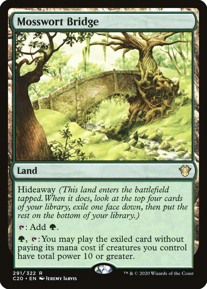 Mosswort Bridge - carta Magic The Gathering