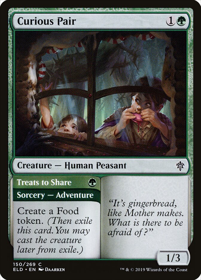 Curious Pair // Treats to Share - carta Magic The Gathering
