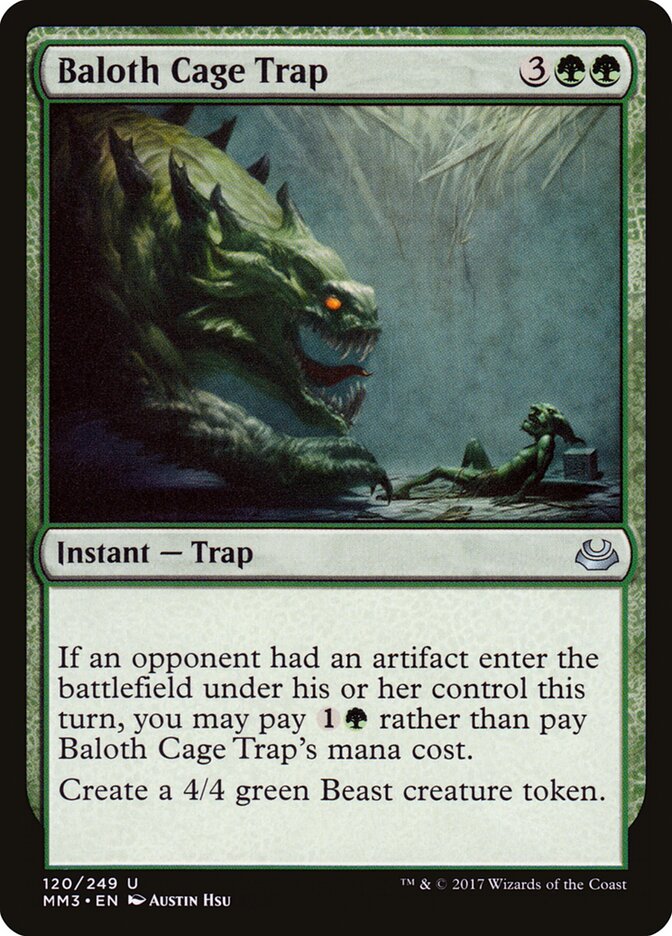 Baloth Cage Trap - carta Magic The Gathering