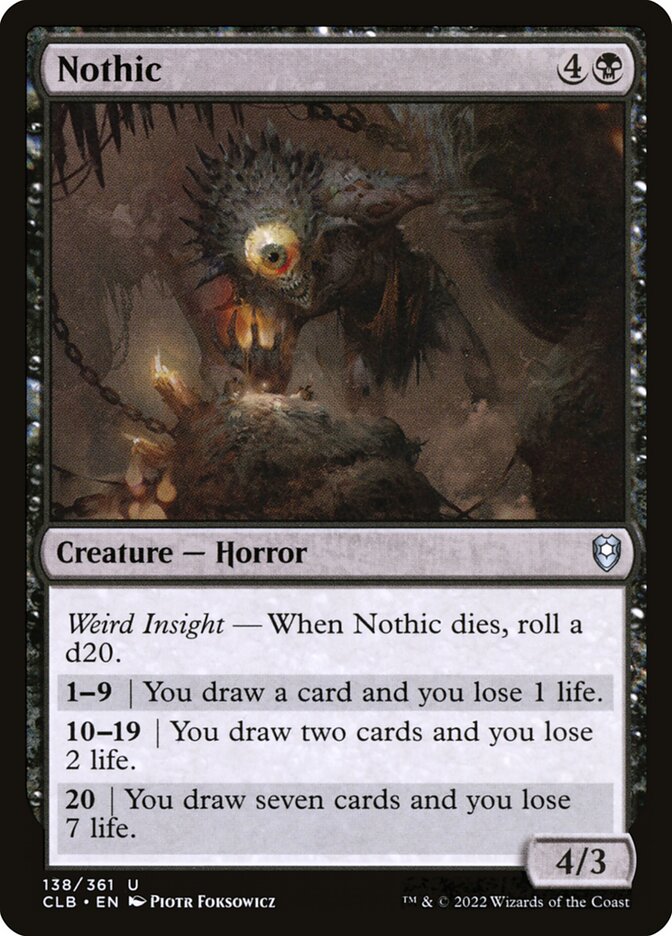 Nothic - carta Magic The Gathering