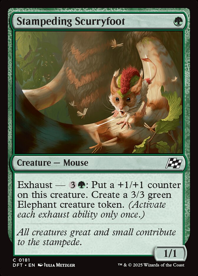Stampeding Scurryfoot - DFT-181-NF-STD