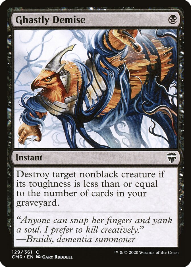 Ghastly Demise - carta Magic The Gathering