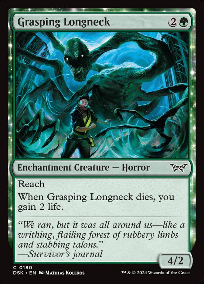 Grasping Longneck - carta Magic The Gathering