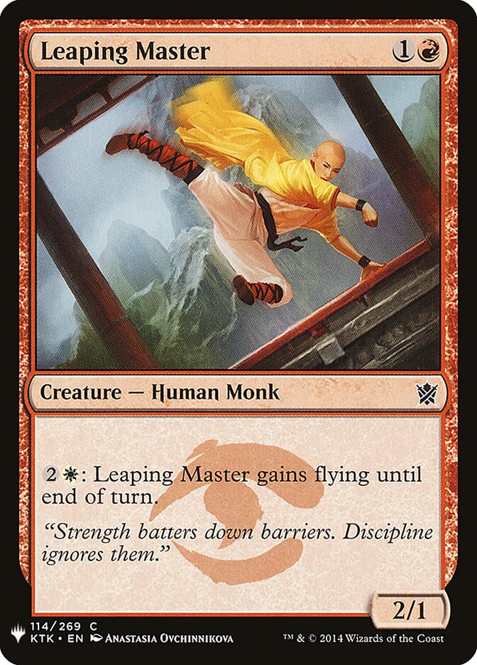 Leaping Master - carta Magic The Gathering