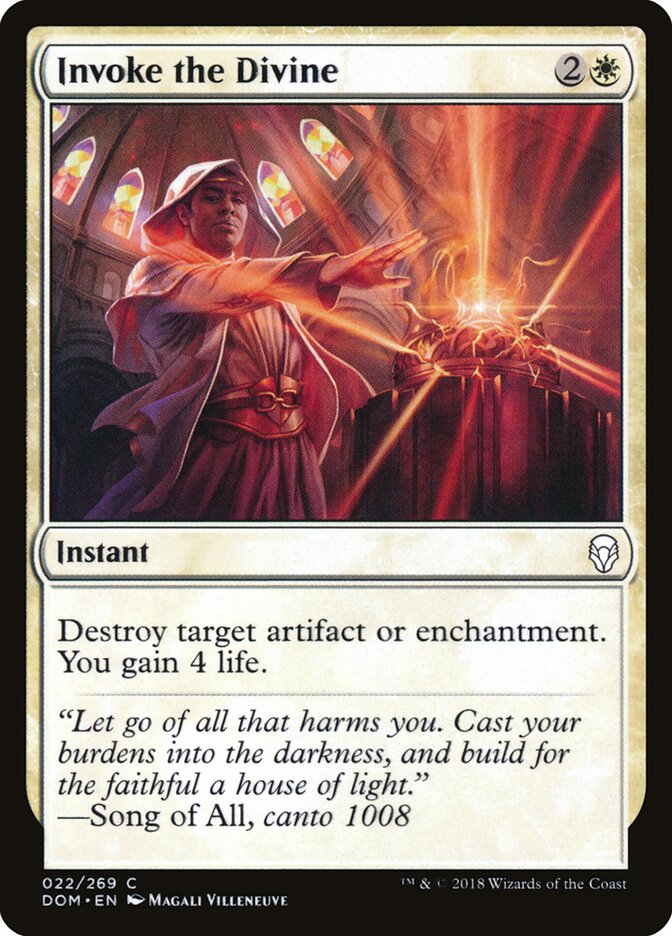 Invoke the Divine - carta Magic The Gathering