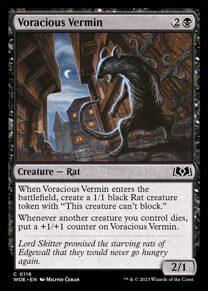 Voracious Vermin - carta Magic The Gathering