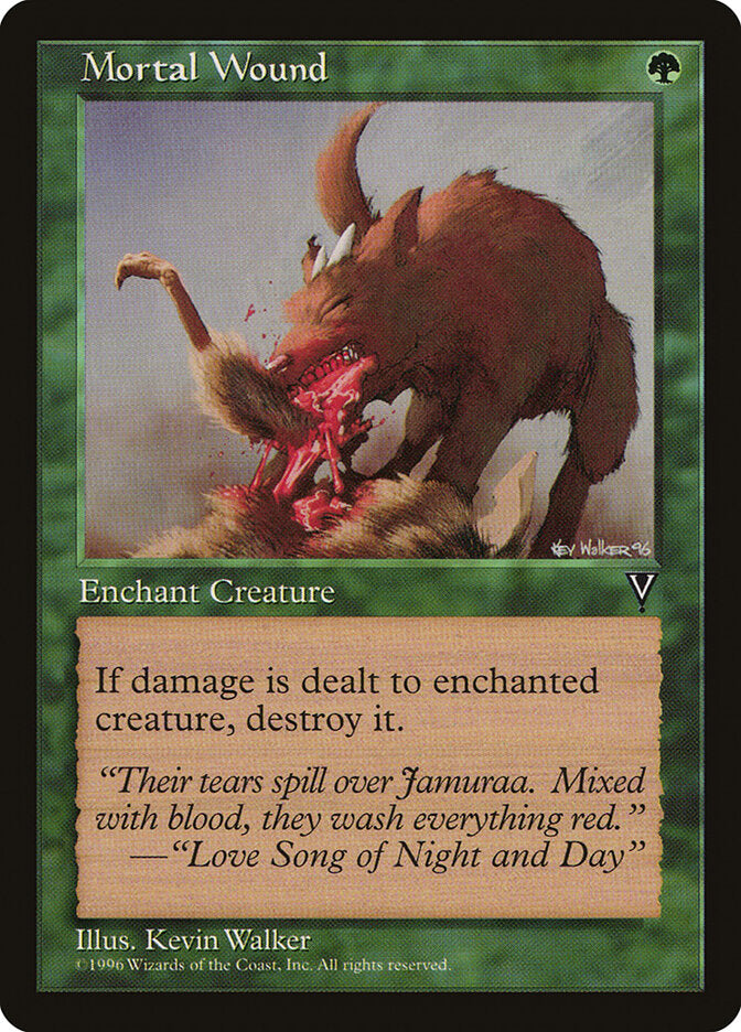 Mortal Wound - carta Magic The Gathering