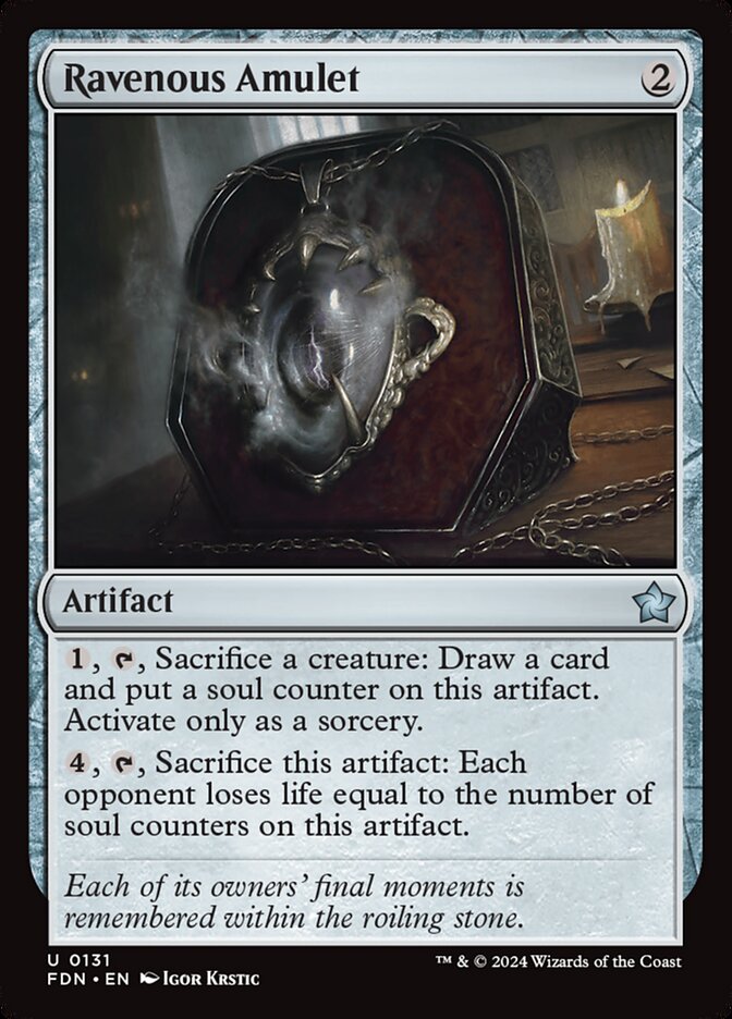 Ravenous Amulet - carta Magic The Gathering