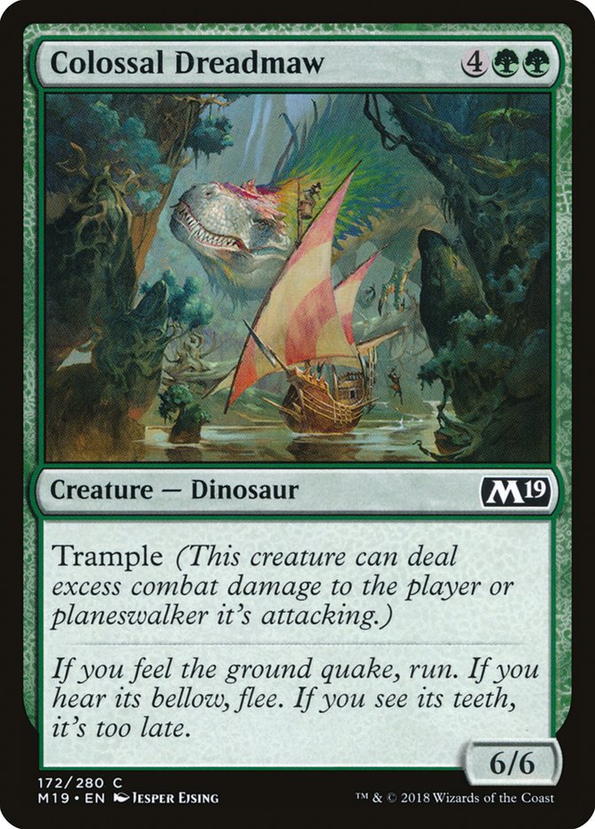 Colossal Dreadmaw - carta Magic The Gathering