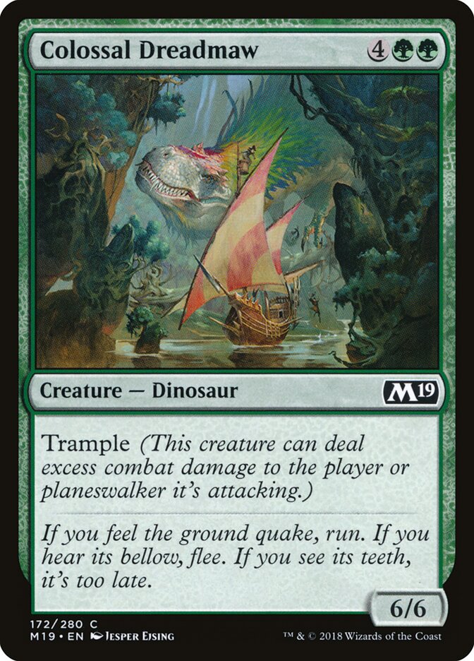 Colossal Dreadmaw - carta Magic The Gathering