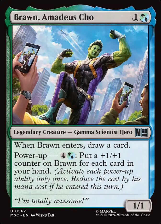 Brawn, Amadeus Cho - carta Magic The Gathering
