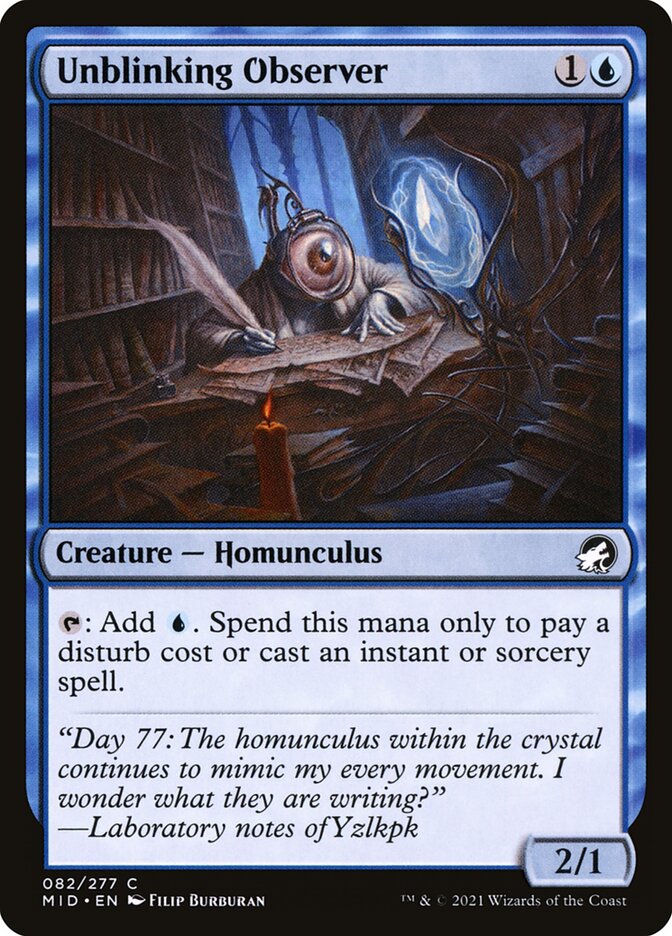 Unblinking Observer - carta Magic The Gathering