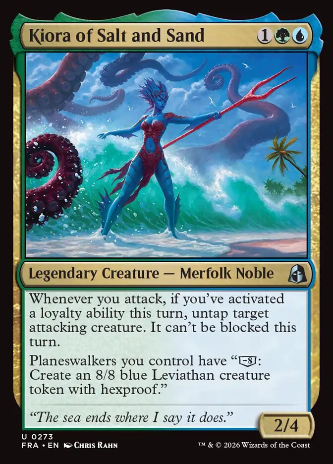 Kiora of Salt and Sand - carta Magic The Gathering