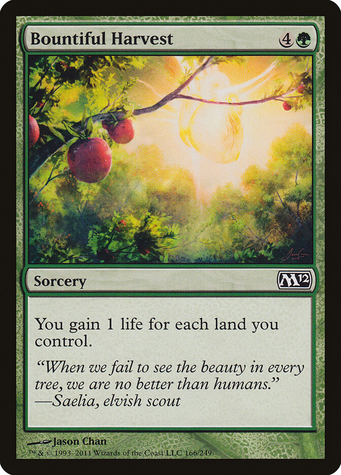 Bountiful Harvest - carta Magic The Gathering