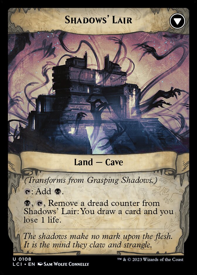 Shadows' Lair - carta Magic The Gathering