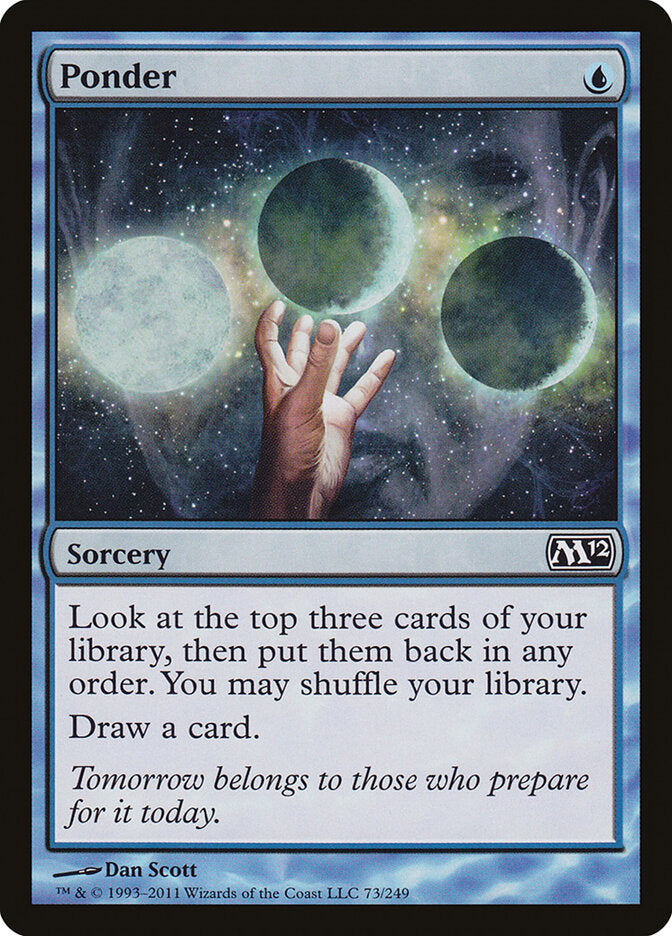 Ponder - carta Magic The Gathering