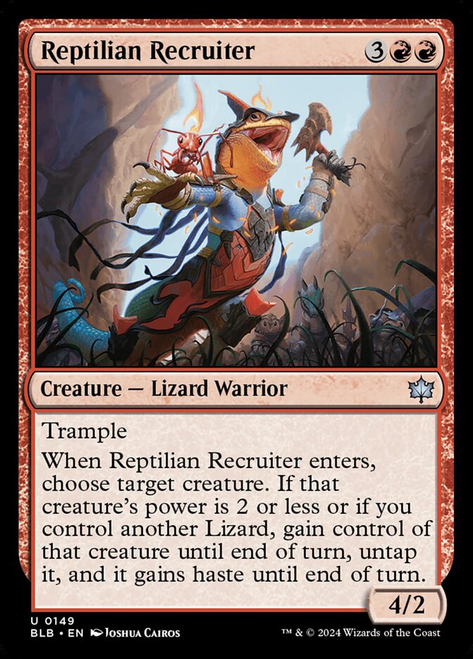 Reptilian Recruiter - carta Magic The Gathering