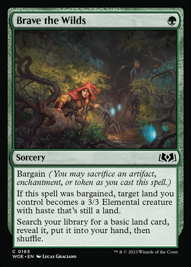 Brave the Wilds - carta Magic The Gathering