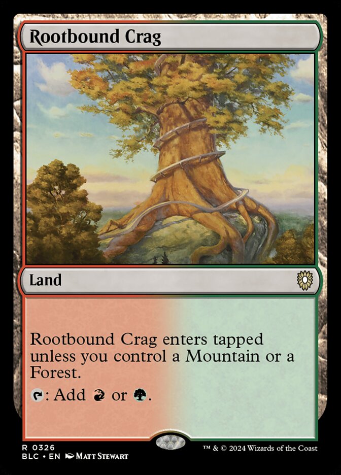 Rootbound Crag - carta Magic The Gathering