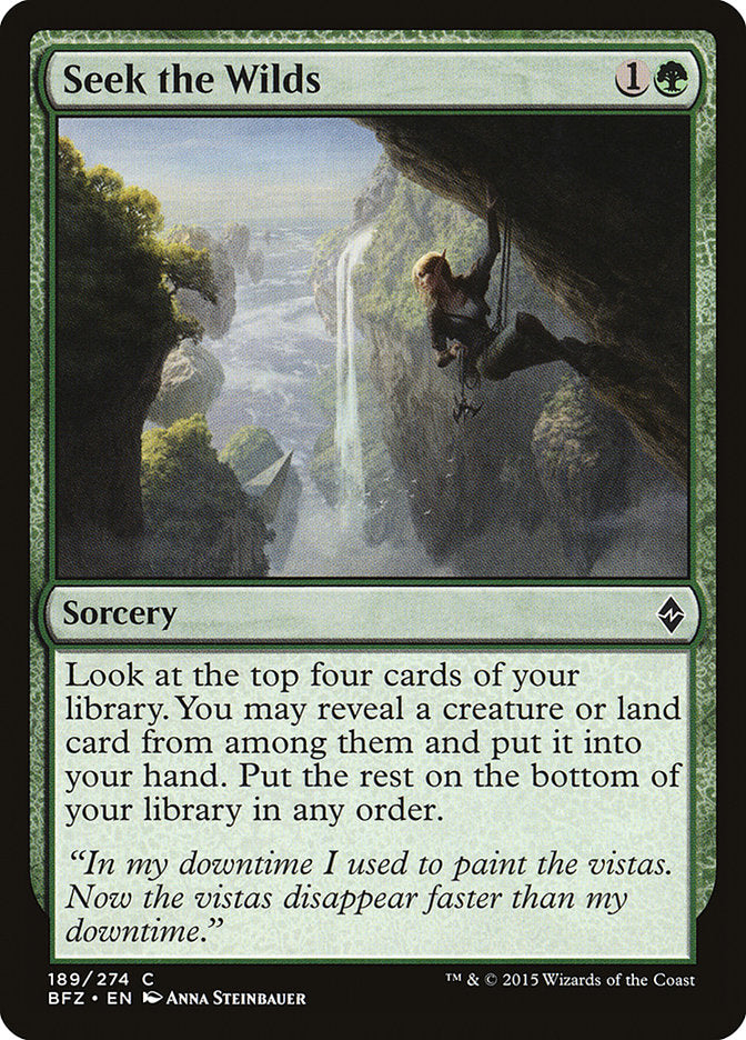Seek the Wilds - carta Magic The Gathering