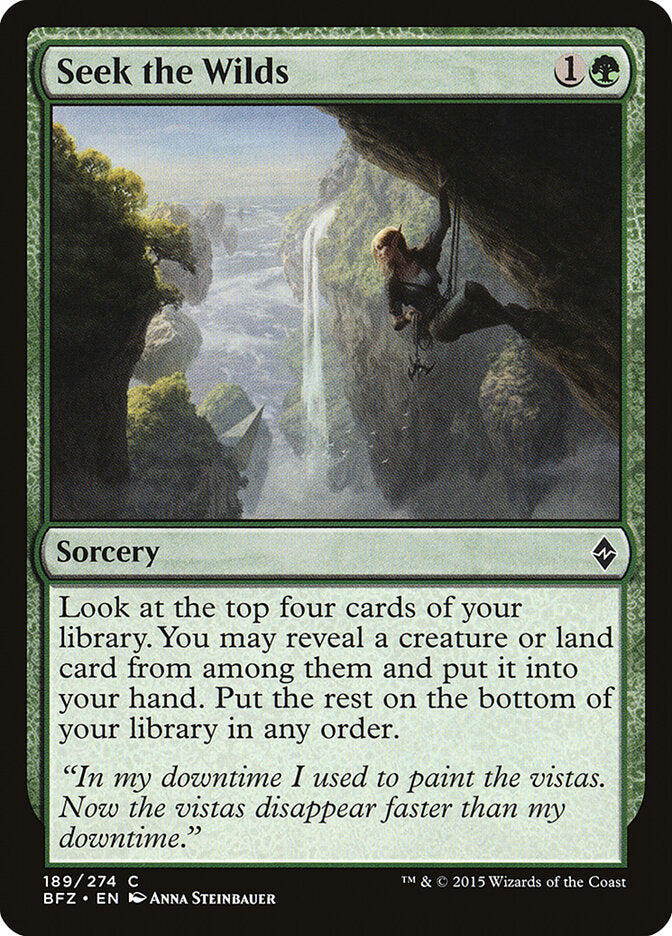 Seek the Wilds - carta Magic The Gathering