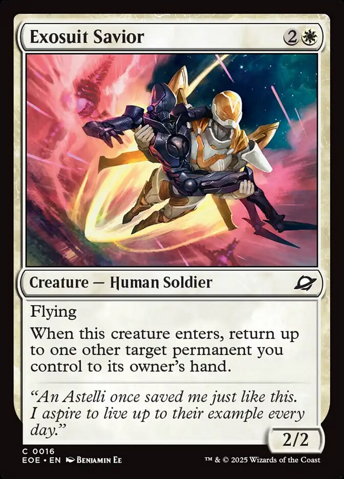 Exosuit Savior - carta Magic The Gathering